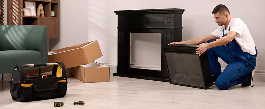 Old Rusted Metal Fireplace Repair And Replacement in Arbutus, MD