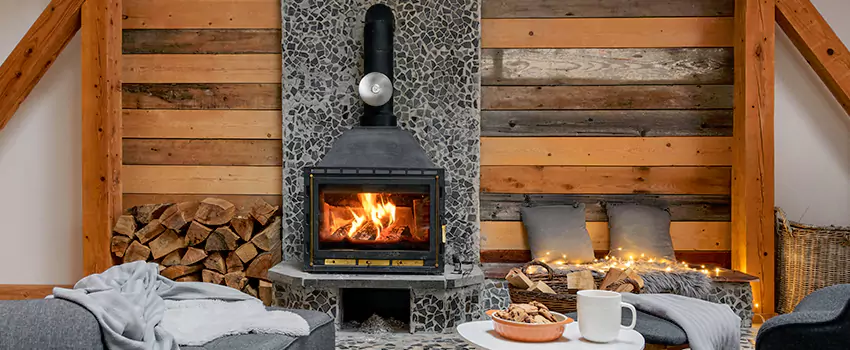 Thelin Hearth Products Direct Vent Gas Stove Fireplace Inspection in Arbutus, Maryland